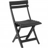 GROSFILLEX Chaise pliante Miami - Anthracite