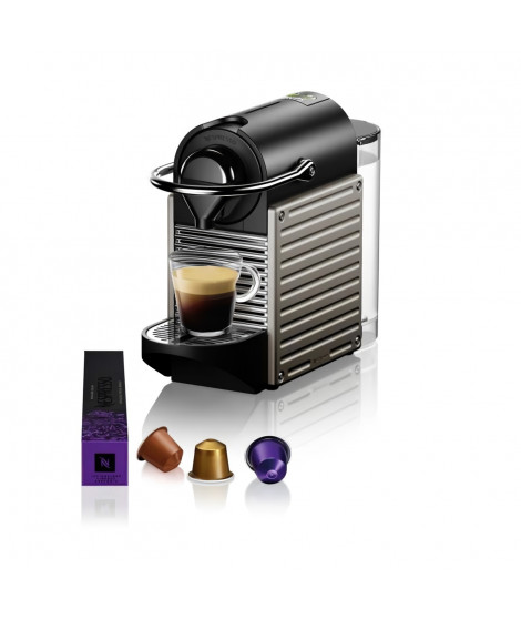 Machine expresso a capsules KRUPS NESPRESSO YY4127FD Pixie - Titane - Pression19 bars