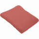 DOMIVA Lot 2 Housses matelas a langer - Eponge polycoton - oeko-Tex - Blanc/Terracotta - 50 x 75 cm