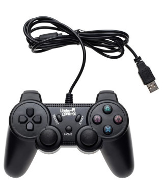 Manette Filaire noire Under Control pour PS3