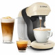 Machine a café multi-boissons compacte Tassimo Style - BOSCH TAS1107 - Coloris Vanille - 40 boissons - 0,7l - 1400W