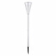LUMISKY Balise lumineuse solaire LED - 10x10x72,7cm - Blanc froid