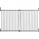 DREAMBABY Barriere de sécurité Extra large BROADWAY Gro Gate - A visser -  L 76/134,5 x H 76 cm - Grise