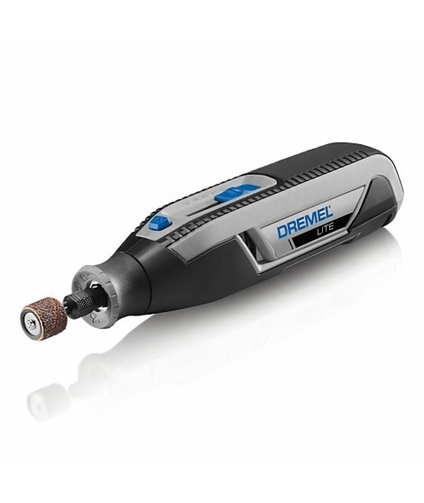 Outil multifonctions sans-fil - Dremel Lite 7760 (livré avec 15 accessoires et 1 chargeur USB, batterie 3,6V intégrée)