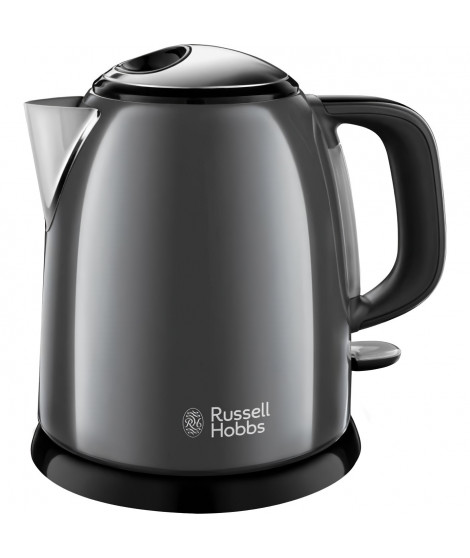 RUSSELL HOBBS 24993-70 Bouilloire Compacte Colours Plus Capacité 1 L Filtre Anti-Calcaire Amovible Lavable - Gris