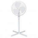 Ventilateur sur pied OCEANIC - 45W - Diametre 40 cm - Hauteur réglable - Oscillation - Blanc