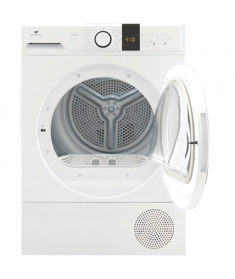 Seche-linge pompe a chaleur CONTINENTAL EDISON CESL10PCW - 10 kg - Largeur 59,7 cm - Blanc