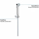 GROHE Ensemble de douche 1 jet avec support mural Vitalio Trigger Spray 30 Chromé 26175001