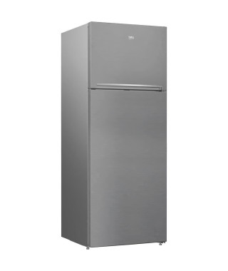 BEKO RDNE455K30ZXBN Réfrigérateur congélateur haut - 406 L (313+93) - Froid ventilé - NeoFrost - Métal brossé