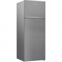 BEKO RDNE455K30ZXBN Réfrigérateur congélateur haut - 406 L (313+93) - Froid ventilé - NeoFrost - Métal brossé