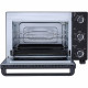 CONTINENTAL EDISON CEMF28B2 - Minifour électrique 28L noir - 1500W - Rotissoire, Convection naturelle