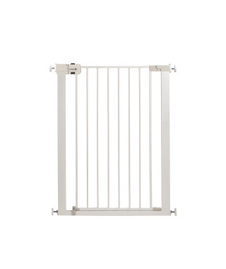 SAFETY 1ST Barriere de sécurité haute, largeur 73-80 cm, hauteur 91cm, de 6 a 24 mois, métal blanc, easy close