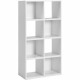 Meuble de rangement MIXCLUB 8 cases - Blanc - L 61,2 x P 30 x H 120,7 cm