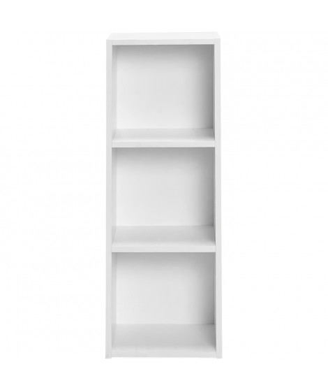 Meuble de rangement MIXCLUB 3 cases - Blanc - L 31,4x P 30 x H 91 cm