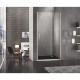 Receveur de douche en résine - Rectangulaire - 140x90x3,5 cm - OCEANIC - Gris anthracite - Bonde de vidage et pieds inclus - …