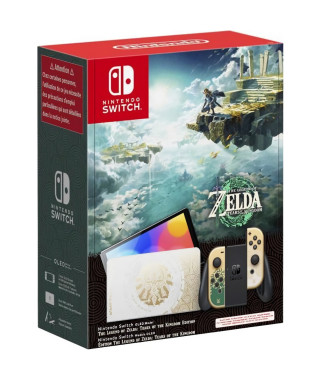 Console Nintendo Switch - Modele OLED | Édition The Legend of Zelda: Tears of the Kingdom avec Joy-Cons dorés