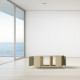 Table basse GRANDE LIGATIO Chêne Clair - Olive - Chêne Clair - Olive