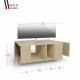 Meuble TV GRAND NEXIUM Chêne Clair - Abricot - Chêne Clair - Chêne Clair