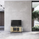 Meuble TV GRAND NEXIUM Chêne Clair - Blanc - Chêne Clair - Blanc