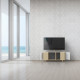 Meuble TV GRAND NEXIUM Chêne Clair - Blanc - Chêne Clair - Blanc