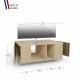 Meuble TV GRAND NEXIUM Chêne Clair - Chêne Vintage - Chêne Clair - Chêne Vintage