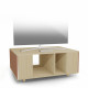 Meuble TV GRAND NEXIUM Chêne Clair - Terracotta - Chêne Clair - Terracotta