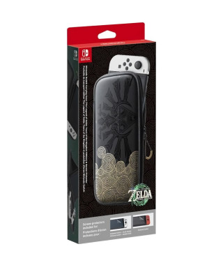 Pochette de transport et Protection d'écran pour Nintendo Switch OLED | Édition The Legend of Zelda: Tears of the Kingdom