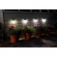 Spot solaire Mural SMART GARDEN - Pack de 4 - 3 lumens