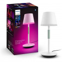 Philips White and Color Ambiance, lampe a poser portable Hue Belle, compatible Bluetooth, blanche