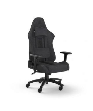 CORSAIR - Chaise bureau - Fauteuil Gaming - TC100 RELAXED - Tissu - Ergonomique - Accoudoirs réglables - Noir/Gris - (CF-9010…