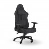 CORSAIR - Chaise bureau - Fauteuil Gaming - TC100 RELAXED - Tissu - Ergonomique - Accoudoirs réglables - Noir/Gris - (CF-9010…