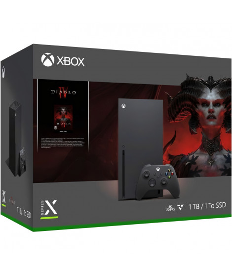 Pack Console Xbox Series X - 1000 Go +  Diablo IV