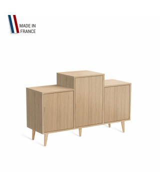 Meuble de rangement GRAND EX AEQUO - Chêne Clair - Chêne Clair - 127,4x74,5cm