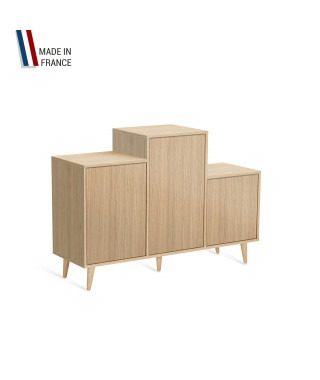 Meuble de rangement GRAND PODIUM - Chêne Clair - Chêne Clair - 127,4x88,5cm