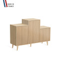 Meuble de rangement GRAND PODIUM - Chêne Clair - Chêne Clair - 127,4x88,5cm