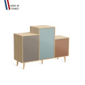 Meuble de rangement GRAND PODIUM - Chêne Clair - Sienne - Curacao - Terracotta - 127,4x88,5cm