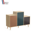Meuble de rangement GRAND PODIUM - Chêne Clair - Terracotta - Tropical - Graphite - 127,4x88,5cm