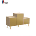 Meuble de rangement PODIUM - Chêne Clair - Curry - - 127,5x74,5cm