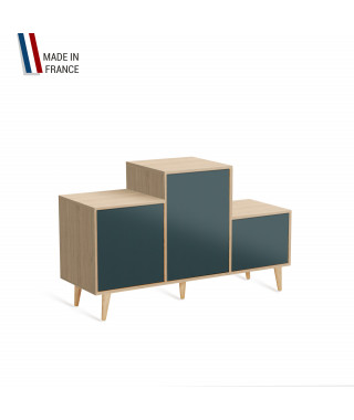 Meuble de rangement PODIUM - Chêne Clair - Tropical - - 127,5x74,5cm