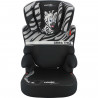 Rehausseur NANIA BEFIX - Isofix - Groupe 2/3 (15-36Kg) - Avec dossier - Tetiere réglable en hauteur - Zebre - Fabriqué en France