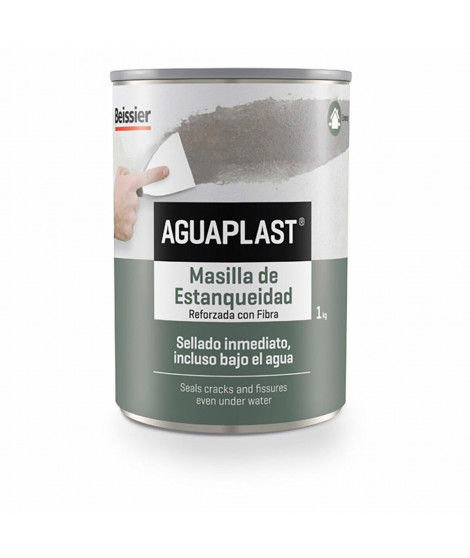 mastic Aguaplast 70141-001 Étanche Gris 1 kg