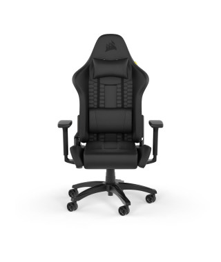 CORSAIR - Chaise bureau - Fauteuil Gaming - TC100 RELAXED - Similicuir - Ergonomique - Accoudoirs réglables - Noir - (CF-9010…