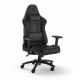 CORSAIR - Chaise bureau - Fauteuil Gaming - TC100 RELAXED - Similicuir - Ergonomique - Accoudoirs réglables - Noir - (CF-9010…