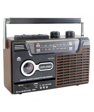 RADIO AM FM K7 LECTEUR ENREGISTREUR - INOVALLEY - RK10N