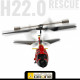 MONDO MOTORS - Hélicoptere télécommandé - Ultradrone H22 Rescue - Longueur 22cm