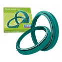 Kit joint spi + cache poussière Haute protection Double Lèvre WP 48 mm ""GREEN COLOR"""