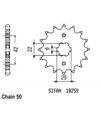 Pignon Cm 400 Tc 1979-1981 - 530 - 16 Dents - Similaire JTF278