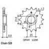 Pignon Xr 600 R 1991-2001 - 520 - 13 Dents - Similaire JTF309