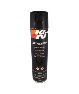 Huile pour Filtre à Air Réutilisables K&N -  Bombe 408ml