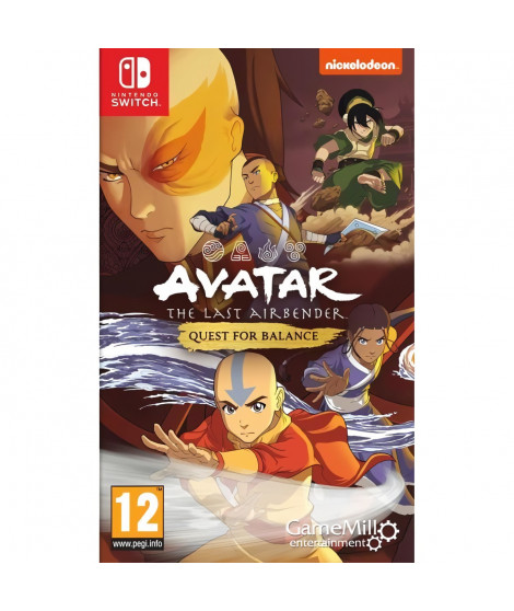 Avatar The Last Airbender Quest for Balance - Jeu Nintendo Switch